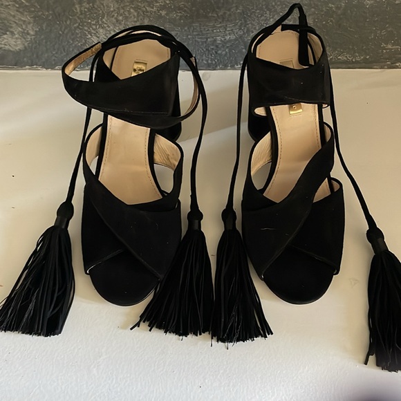 Louise et Cie black suede shoes. - Picture 2 of 6